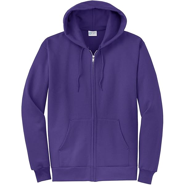 Amazon.com: Port & Company - Core Fleece Full-Zip Hooded