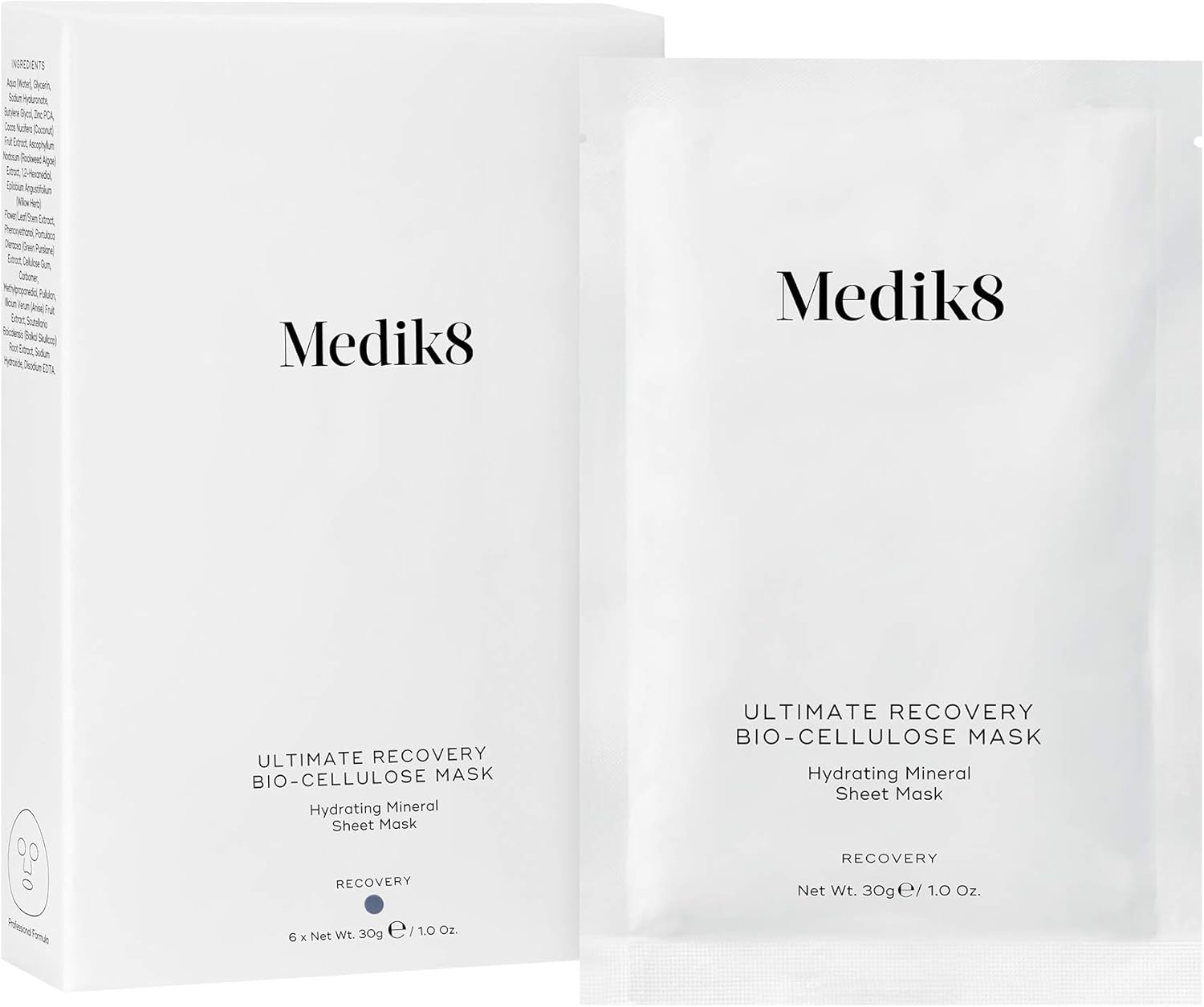Medik8 Ultimate Recovery Bio-Cellulose Mask, 6 Sheets, Multicoloured - Image 3