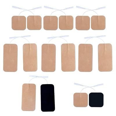 20 Pieces TENS Electrodes 2x2 Replacement Pads for Use with Tens Machine