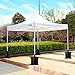 Ohuhu Canopy Weight Bags for Canopy Tent, Up to 115 LBS Capacity Sand Bags Leg Weights for Pop Up Instant Outdoor Sun Shelter Canopy Legs (Bags Only, Sand Not Included)
