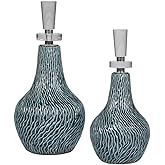 Uttermost Almera - 15.5 inch Bottle (Set of 2) - 7.5 inches Wide by 7.5 inches deep