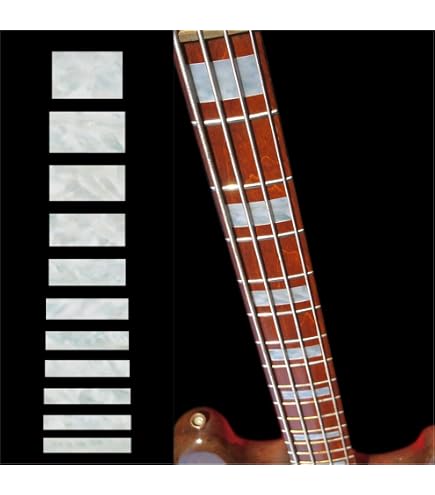 Amazon.com: Jockomo Jazz Bass Block (Aged White Pearl) 5 String
