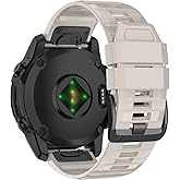 U-LIMVE Watch Band for Garmin Fenix 8 47mm/Fenix 7 Pro/Fenix 7/Fenix 6 Pro/Fenix 6/Fenix 5/Epix Pro 47mm/Fenix E, 22mm Silicone QuickFit Band