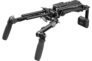 SmallRig Shoulder Rig Kit for VCT-14, One-Touch Quick Release, for Sony, for Canon Cinema Cameras, Max Load of 20 KG (44 lb),