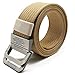 WYuZe Nylon Military Style Casual Army Outdoor Tactical Webbing D-ring Belt for Men (brown)