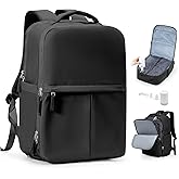 suratio Vacuum Seal Backpack Travel Laptop Backpacks For Women Men Personal Item Travel Bag Large Carry On Backpack With Vacuum Compression Vacpack Backpacks With Pump Black