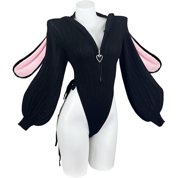 Mzenuop Lingerie Cosplay Per Donna - Set Gonna Trasparente Con Tema Pipistrello - Abbigliamento Intimo Fantasia - 3