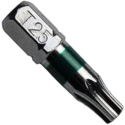 T25 (T-25) Torx/Star Driver Bit - Color Coded T25 x