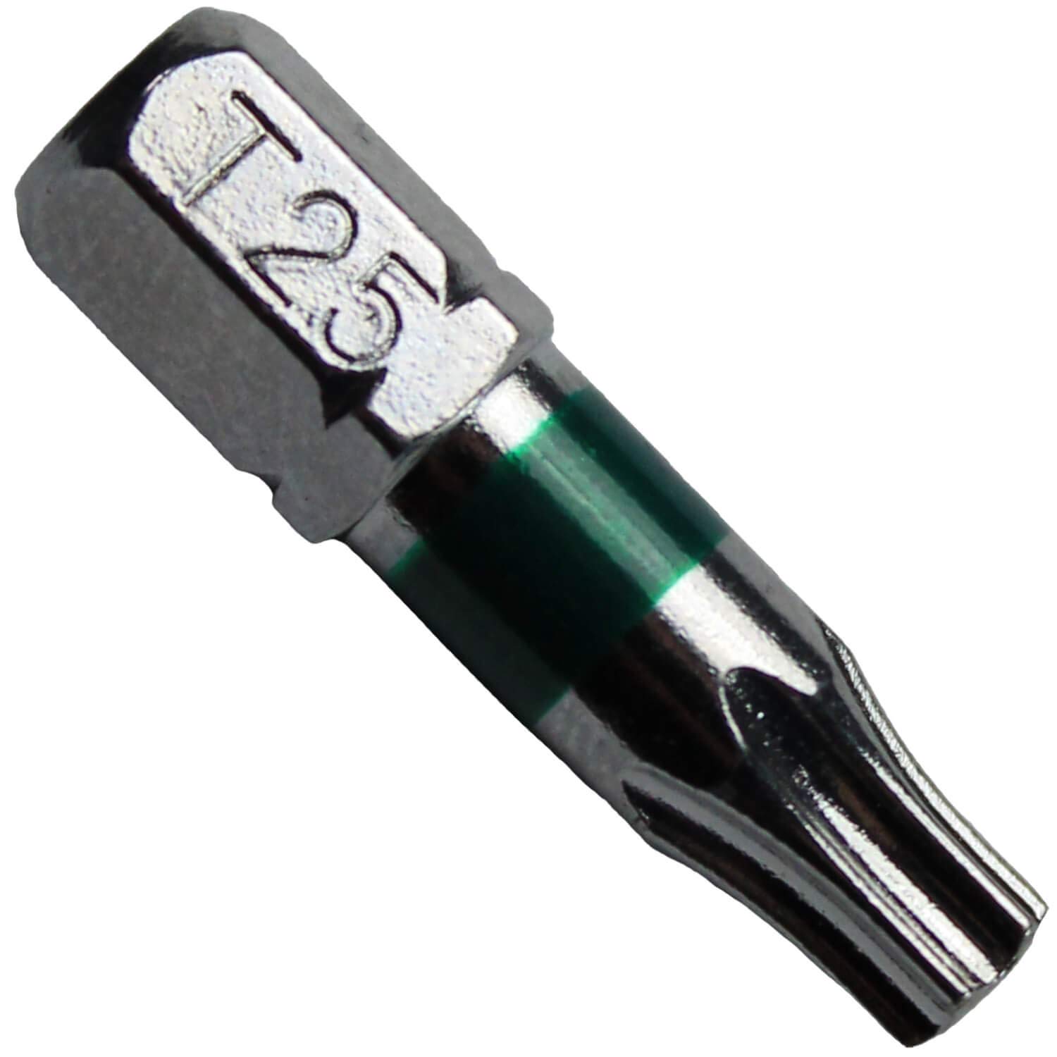 T25 (T-25) Torx/Star Driver Bit - Color Coded T25 x