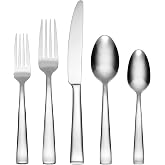 Oneida Monolith 20-Piece 18/0 Silverware Set for 4, Flatware | mirror finish, dishwasher safe | includes knives, forks, and spoons | cutlery set for kitchen and dining