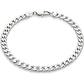 Amazon Essentials Sterling Curb Chain Bracelet