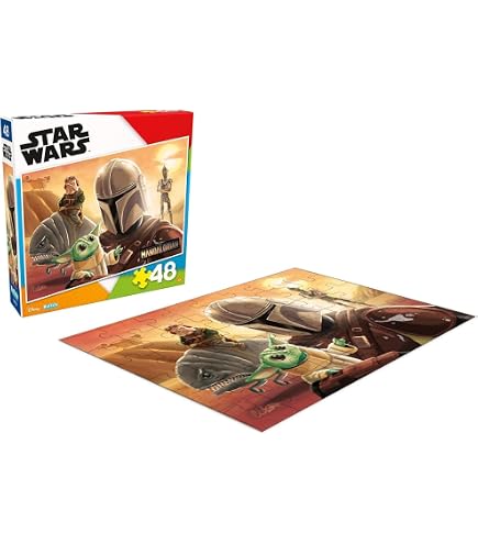 Trefl: Star Wars Mandalorian 4 az 1-ben puzzle - 35, 48, 54, 70 darabos - JátékNet.hu