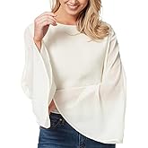 Jessica Simpson Womens Monique Ruched Peplum Top