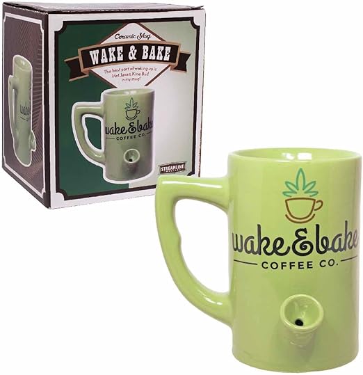 Amazon Com Wake And Bake Coffee Mug Kitchen Dining