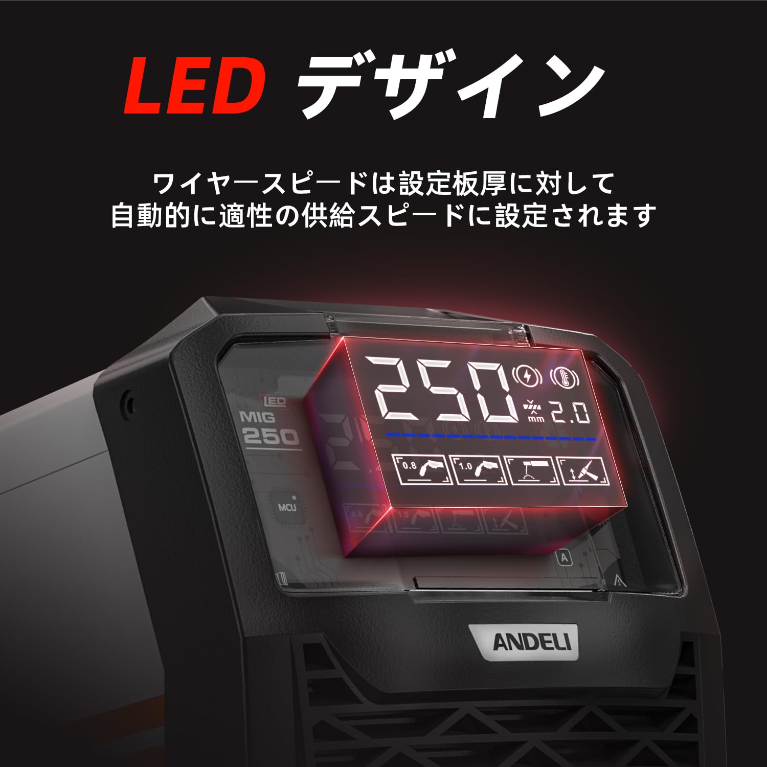 Mua ANDELI Semi-Automatic Welding Machine, 120A Non-Gas MIG/Arc Welding ...