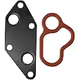 AUPARTIK Engine Oil Cooler Gasket Set with Oring Seal Fit for Nissan Altima 2007-2013 Sentra 2007-2011 Rogue 2008-2018 X-trail 2007-2014 2.5L 21304-JA06A 21304-JA00A