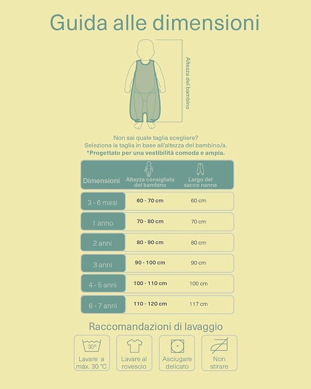 Molis&co - Sacco e Nanna con piedini - Ultra-fresco e leggero - 100% cotone (Oeko-TEX 100) - Summer Sea (3-6 mesi)