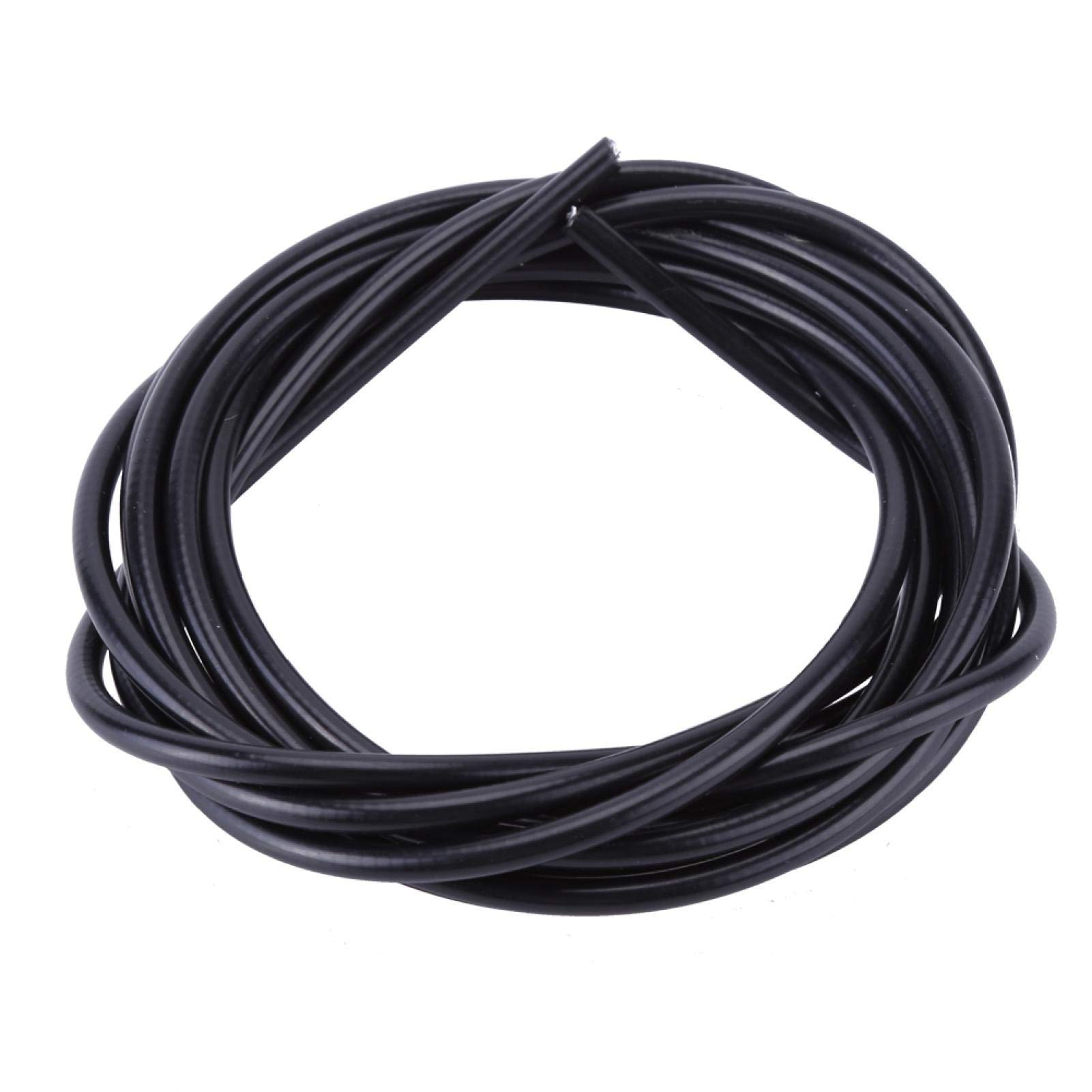 5mm Bicycle Shifting Cable, High-Quality Black PVC & Rubber Bicycle Brake Wires, Durable and Lightweight for Road Bikes, Mountain Bikes, Commuters, an