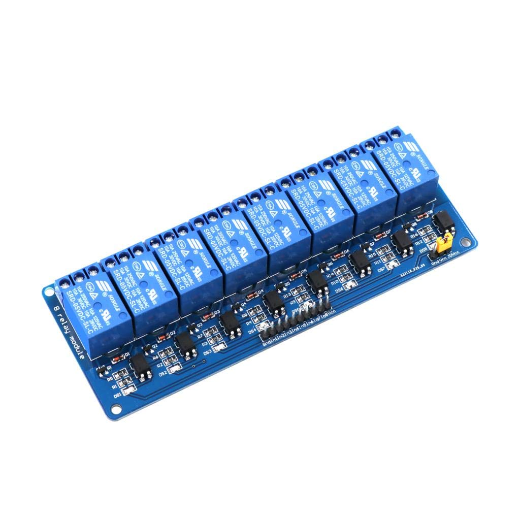 CentIoT - 8 Channel 5V 10A Relay Module WITH OPTOCOUPLER - AC and DC Appliance Control - for Arduino DSP AVR PIC ARM