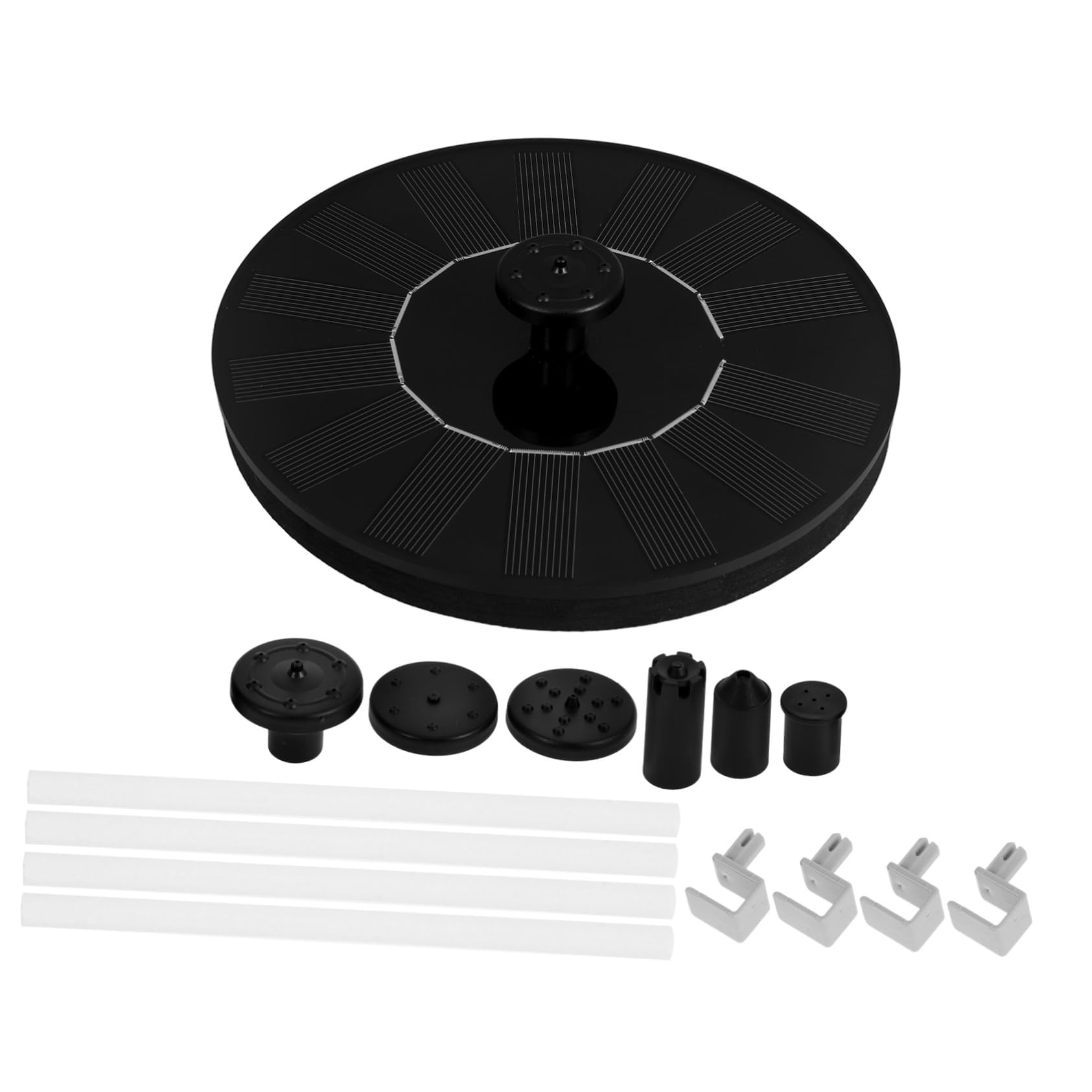 Cabilock Solar Power Fountain Pump Solar Water Fountain for Pool Pond Pump Water Features for The Garden Pond Features Floating Bathtub