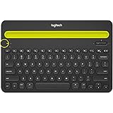 Logitech K480 Wireless Multi-Device Keyboard for Windows, macOS, iPadOS, Android or Chrome OS, Bluetooth, Compact, Compatible