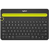 Logitech K480 Wireless Multi-Device Keyboard for Windows, macOS, iPadOS, Android or Chrome OS, Bluetooth, Compact, Compatible