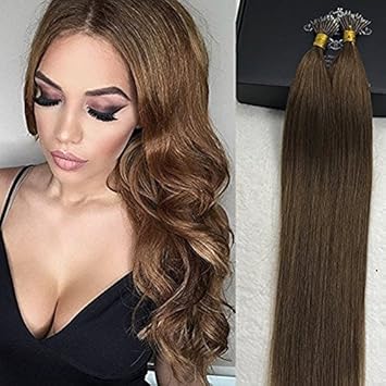 Generic Fashion Nano Hair Extensions Chest Brown 6 40g Lot High