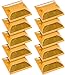 10 Pack Commercial Reflective Road Pavement Marker - Reflective Driveway Marker (Yellow)