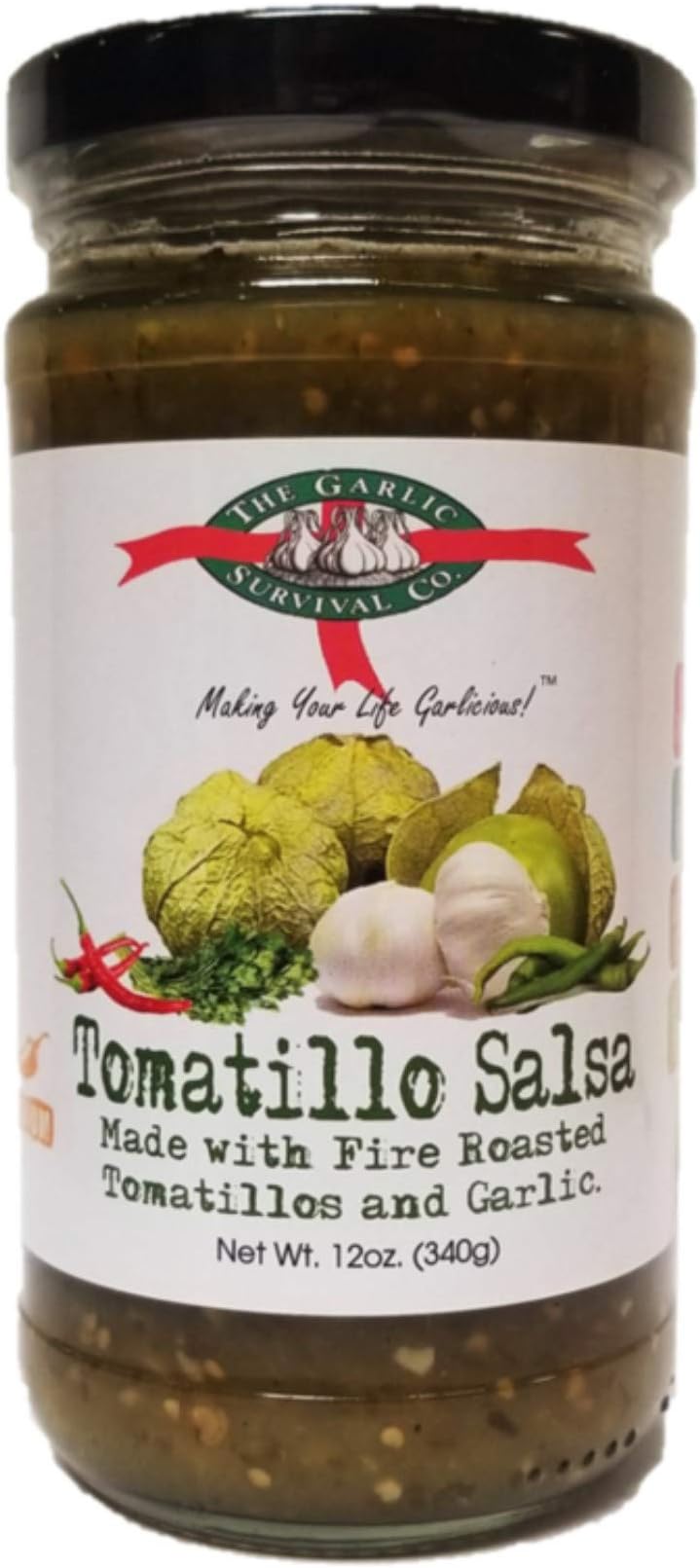 Tomatillo Garlic Salsa-12 oz.