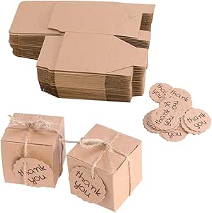 Toyvian 100 Piezas / 50 Sets Tarjeta de Agradecimiento ...