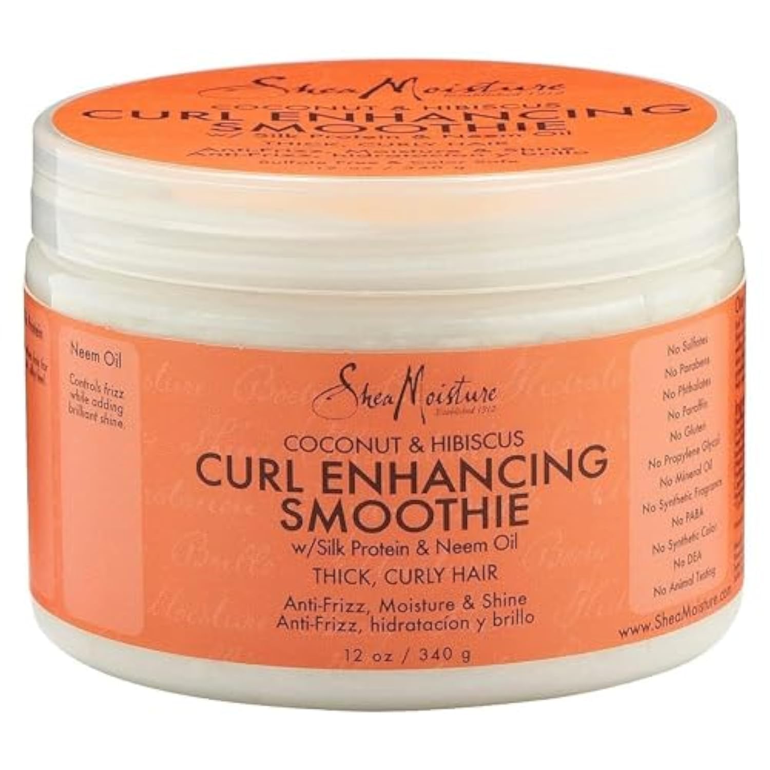 Shea Moisture Coconut & Hibiscus Curl Enhancing Smoothie Thick / Curly Hair 340 g