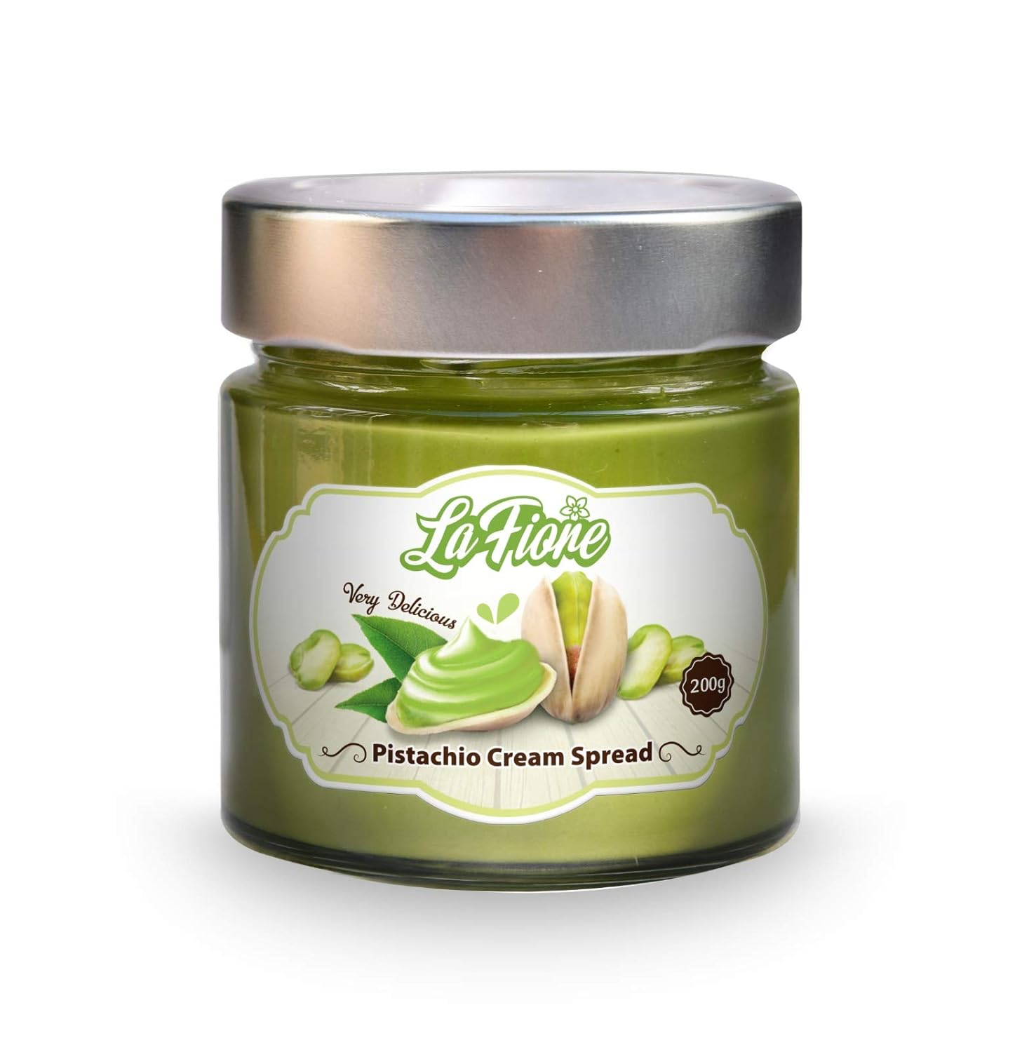Pistachio Cream Spread (smooth, 7 oz)