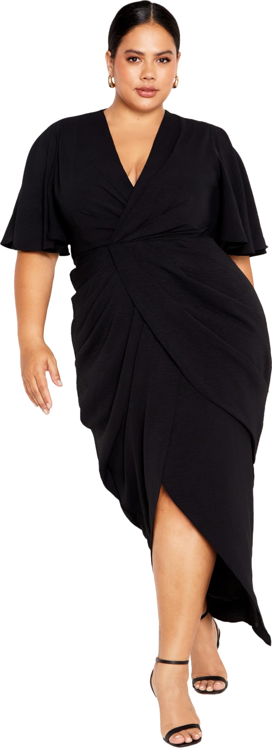 Photo 1 of City Chic Women's Plus Size Maxi Braelynn, Black, 18