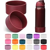 Mity rain 2PCS Silicone Boot for Owala Water Bottle FreeSip | Anti-Slip Protective Sleeve Bottom Bumper Protector for FreeSip Stainless Steel Water Bottles Accessories