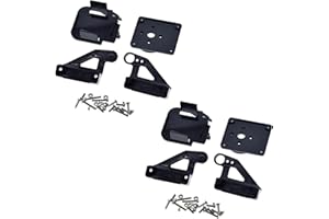 ThtRht 2 Pack Pan Tilt Camera Servo Horns Mount Bracket Platform Anti-Vibration Head Stand for Aircraft 2 Axis FPV Plane PTZ Aerial Photography 9G SG90 ESP32-CAM Drone Arduino Raspberry