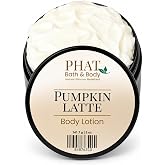 Pumpkin Latte Body Lotion, Shea &amp; Cocoa Butter, Moisturizing, 5 oz Jar | Spiced pumpkin &bull; Cinnamon &bull; Nutmeg &bull; Rich coffee &bull; Creamy vanilla &bull; Warm, cozy caf&eacute;-inspired fragrance