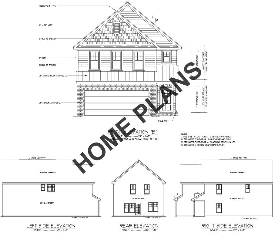 Amazon Com Sq Ft Htd Unht Plan I 1819 Home House Architectural Struc W Cad File Posters Prints
