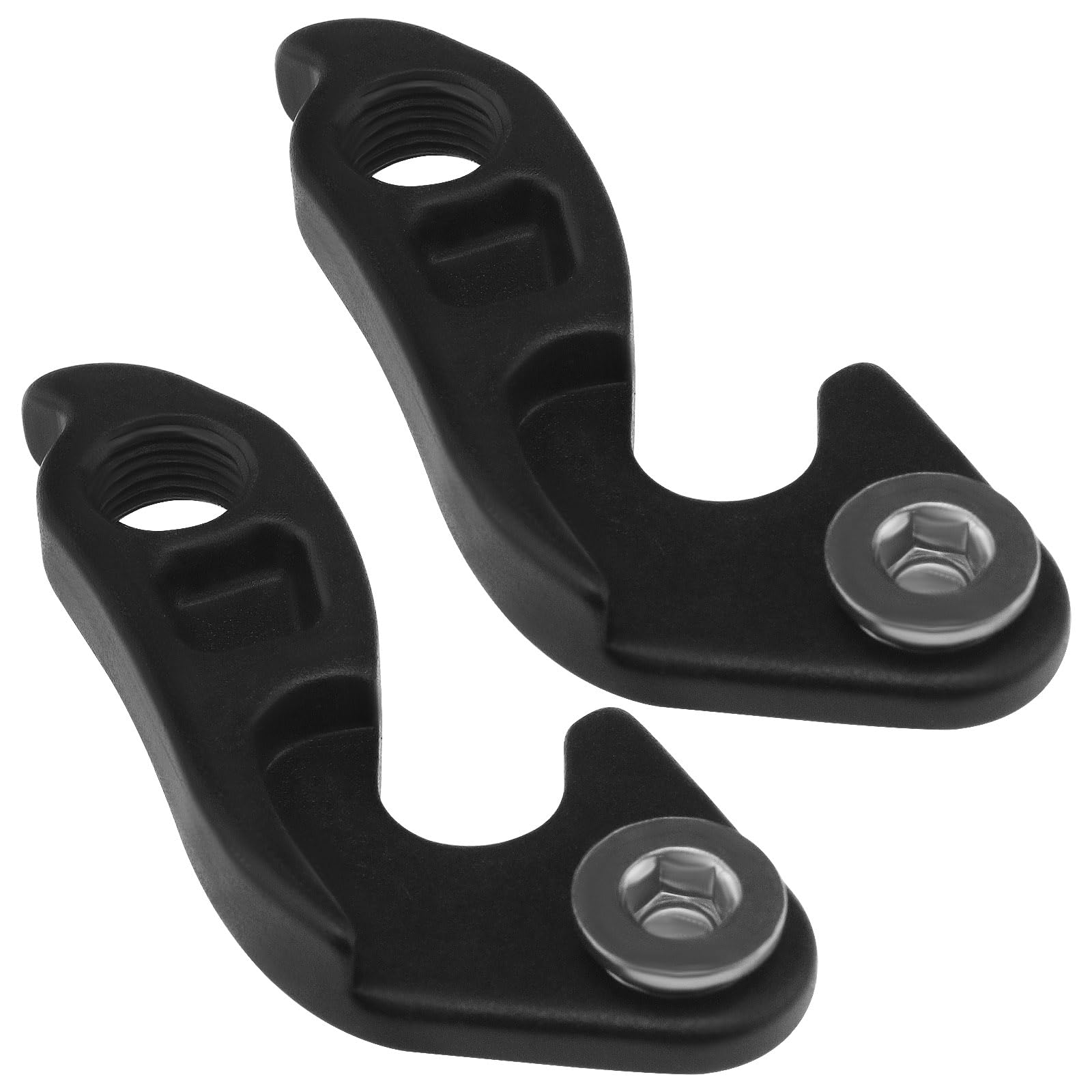 ECSiNG 2pcs Mechanical Derailleur Hanger for Bike Metal Rear Derailleur Hook Black Bicycle Tail Hook 9893-4291 Compatible with Specialized Allez Crux Dolce