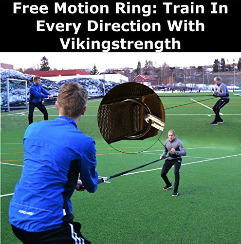 Vikingstrength-360-Resistance-Running-Training-Bungee-Band-Waist-Workout-Guide-Speed-Fitness-Agility-Speed-Strength--Gym-Equipment-for-Football-Basketball-Crossfit-Solo-or-Partner