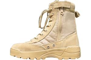 Lglmqxtm Hiking Boots Boys Girls Military Fan Shoes Quick Dry Comfortable Desert Boots High Hiking Shoe Summer Camp Tactical Boots