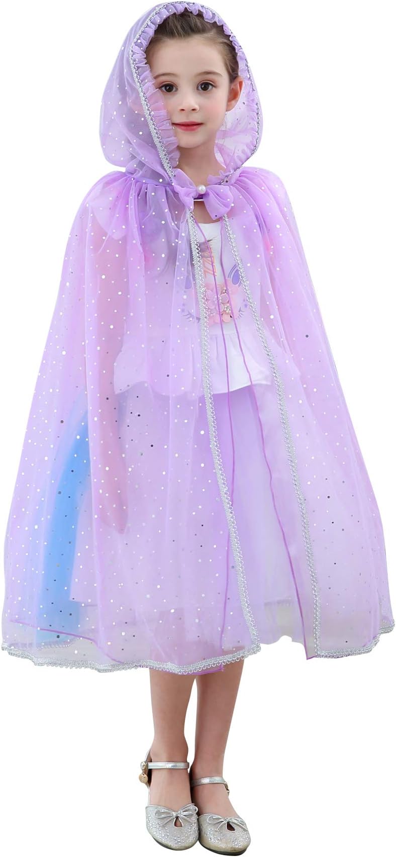 Kokowaii Fancy Girls Unicorn Dress up Fancy Costume for Pageant Party
