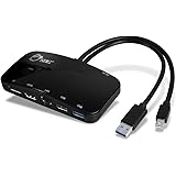 SIIG Mini-DP Video Dock with USB 3.0 LAN Hub (Black) - Mini DisplayPort to HDMI or DisplayPort, 2-port USB hub with 1 Gigabit
