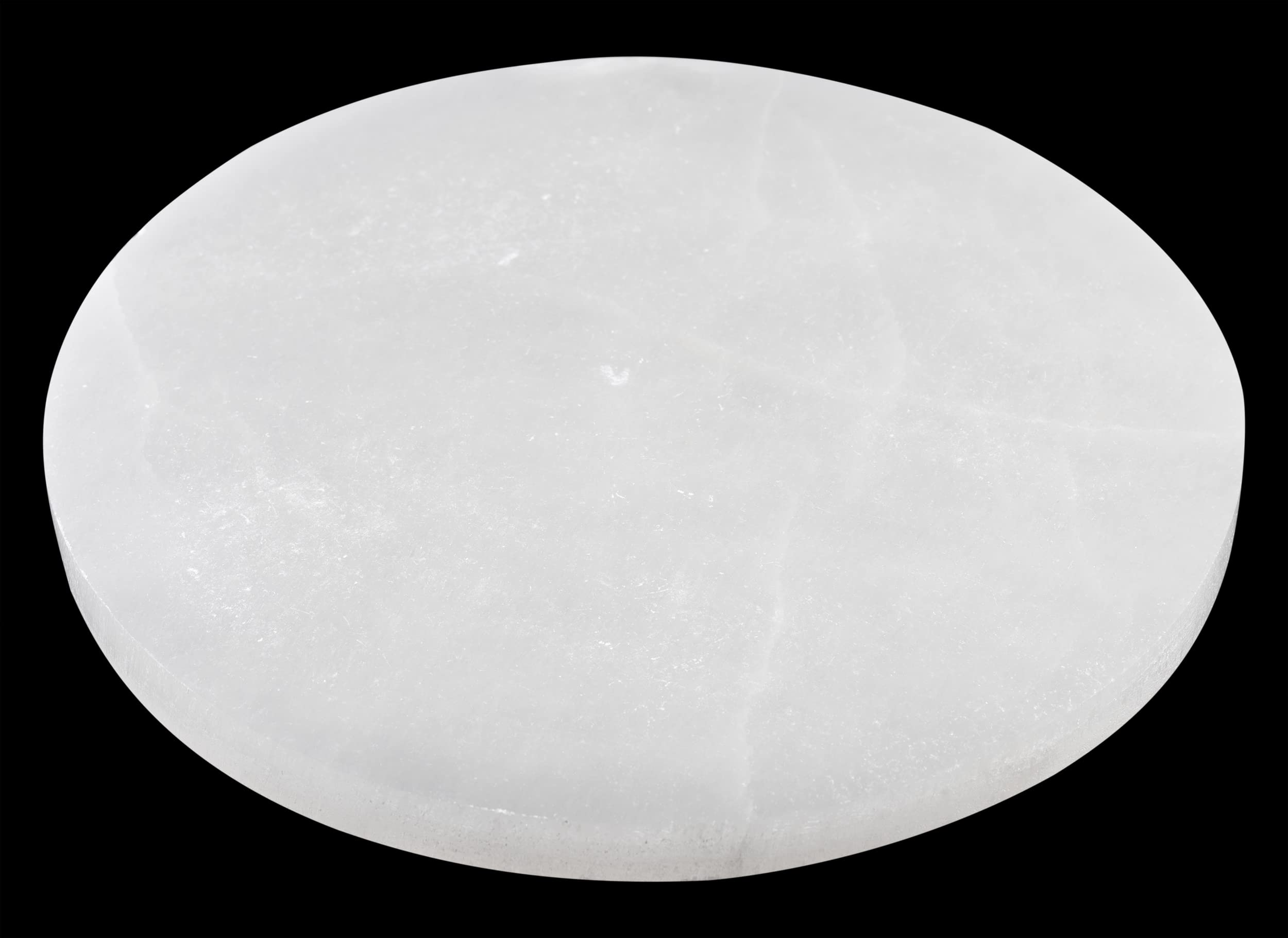 Photo 1 of Extra Large Selenite Charging Plate – 8” Selenite Crystal - Mined & Crafted in Morocco – Ideal for Cleansing Crystals & Healing Stones, Meditation, Reiki – Protection Crystals – Spiritual Gift & Decor