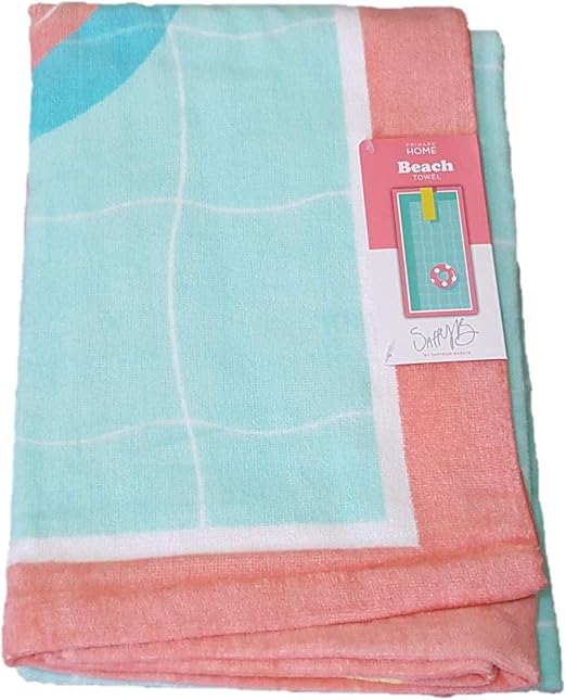 Licensed_Primark Saffron Barker Beach Towel Gift New BNWT Amazon.co.uk
