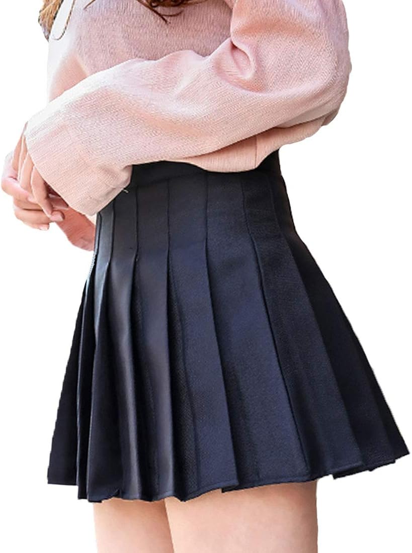 high waisted uniform shorts