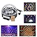 Outgeek DJ Lights, 9 Color LED Bluetooth Stage Lights DJ Stage Lighting Rotating Crystal Magic Ball Light Sound Activated Light with Remote Control MP3 Play and USB for Disco Xmas KTV Club Pub Show