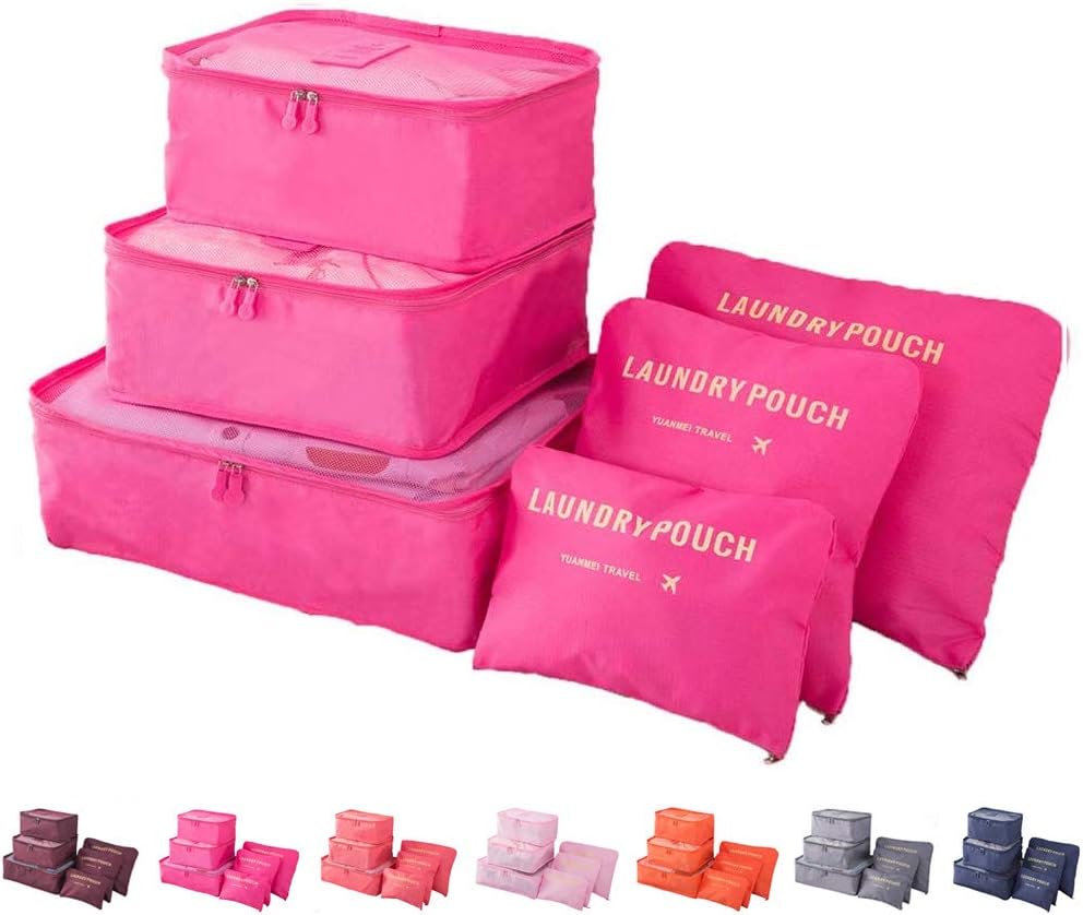 6 pcs travel organizer