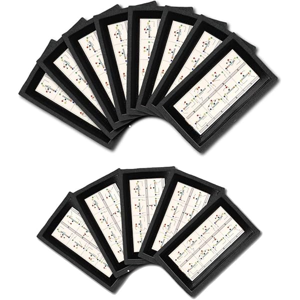 Pack De 10 Bracelets D'entraîneur Sport Playbook Pour Jeunes - 3 Compartiments - Logo USA
