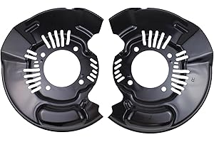 Roneeson Front Left and Right Side Brake Dust Shield for Toyota Tacoma 2005-2023