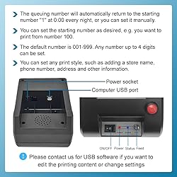 KOQICALL Ticket Dispenser Take a Number 57mm